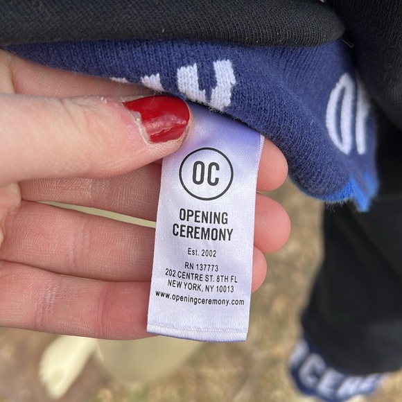 Last chance * Opening Ceremony logo scalloped trim pullover sweater - Picture 5 of 7